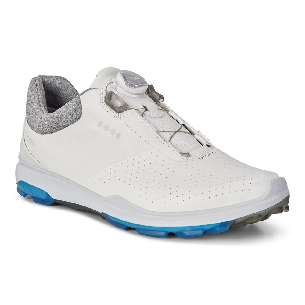 Zapatos De Golf Hombre - ECCO Biom Hybrid 3 Boa - Blancos - QFH539280